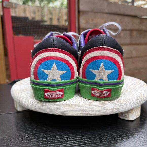 Vans Old Skool Marvel Avengers LMT EDITION 2018 Sneakers Unisex M 9 W 10.5 Retro - Picture 11 of 16